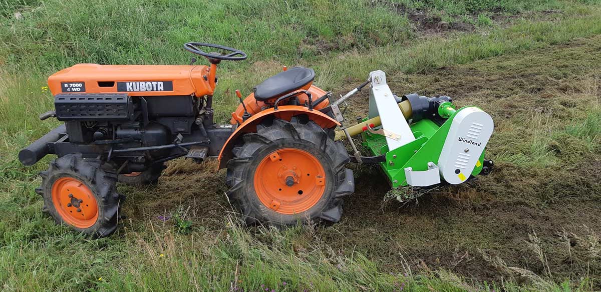 Trituradora de martillos para tractor o minitractor